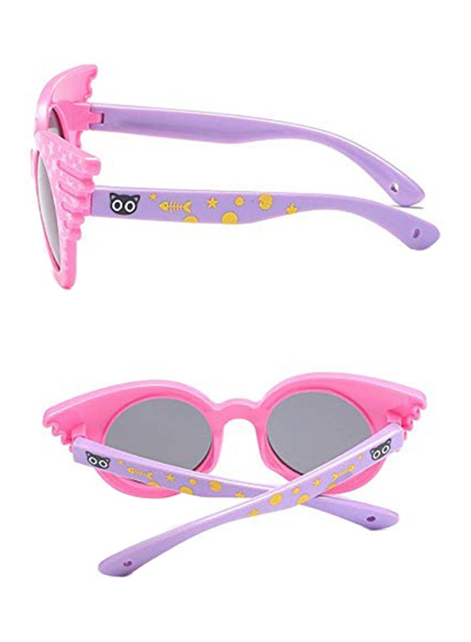 Kids' Fashion Polarized Round Frame Sunglasses - Image 2