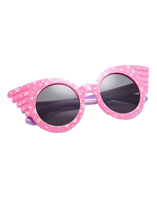 Kids' Fashion Polarized Round Frame Sunglasses - Image 1