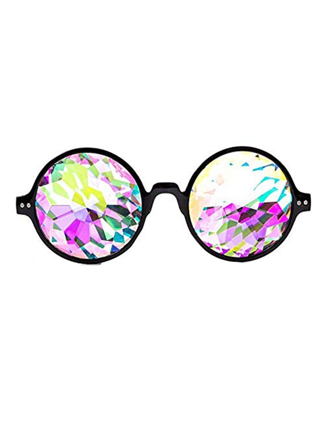 Fashion Mirrored Round Frame Sunglasses - Image 1