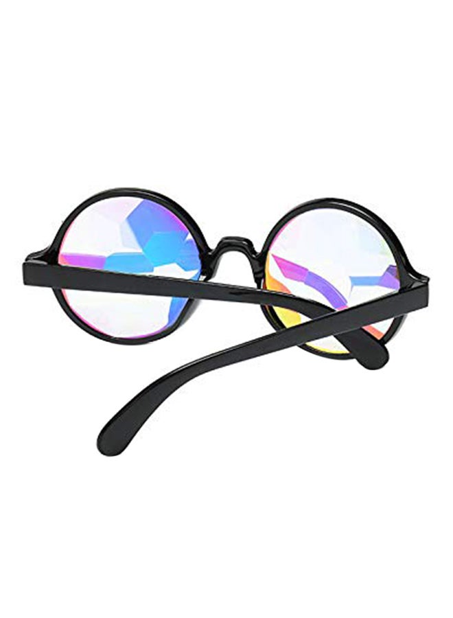 Fashion Mirrored Round Frame Sunglasses - Image 2