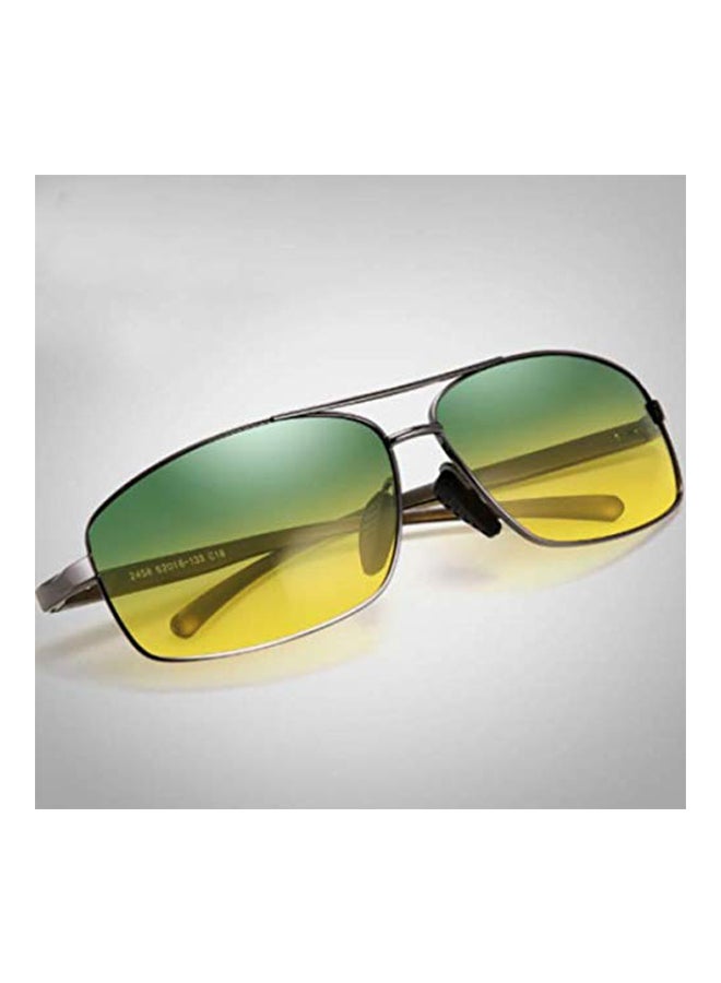 Fashion Polarized Rectangular Frame Sunglasses