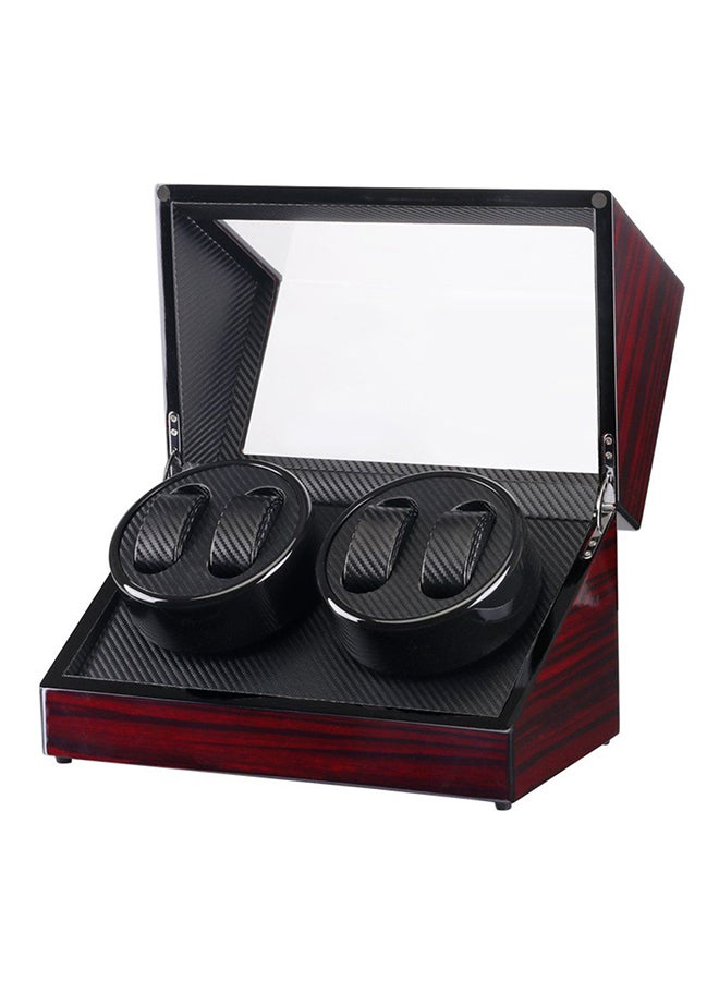 unisex 4-Slot Double Head Rotating Winder Watch Display Box ZS335100