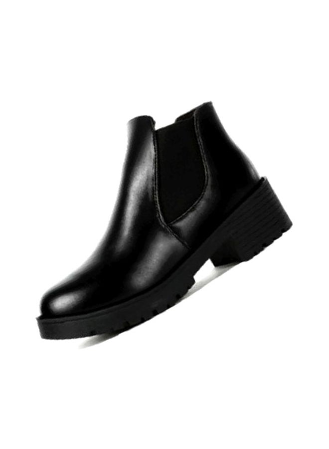 Generic - Block Heel Chelsea Boot Black - Image 1