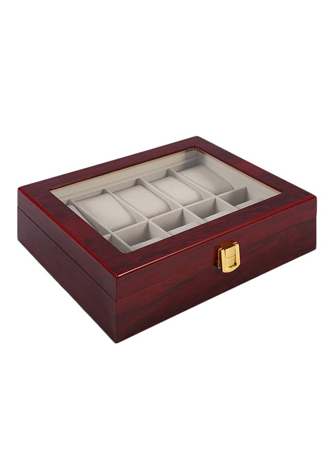 LESHP - 10-Grid Wooden Watch Box ZG944700 - Image 1