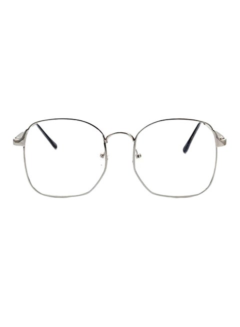 unisex Oversized Angular Eyeglasses