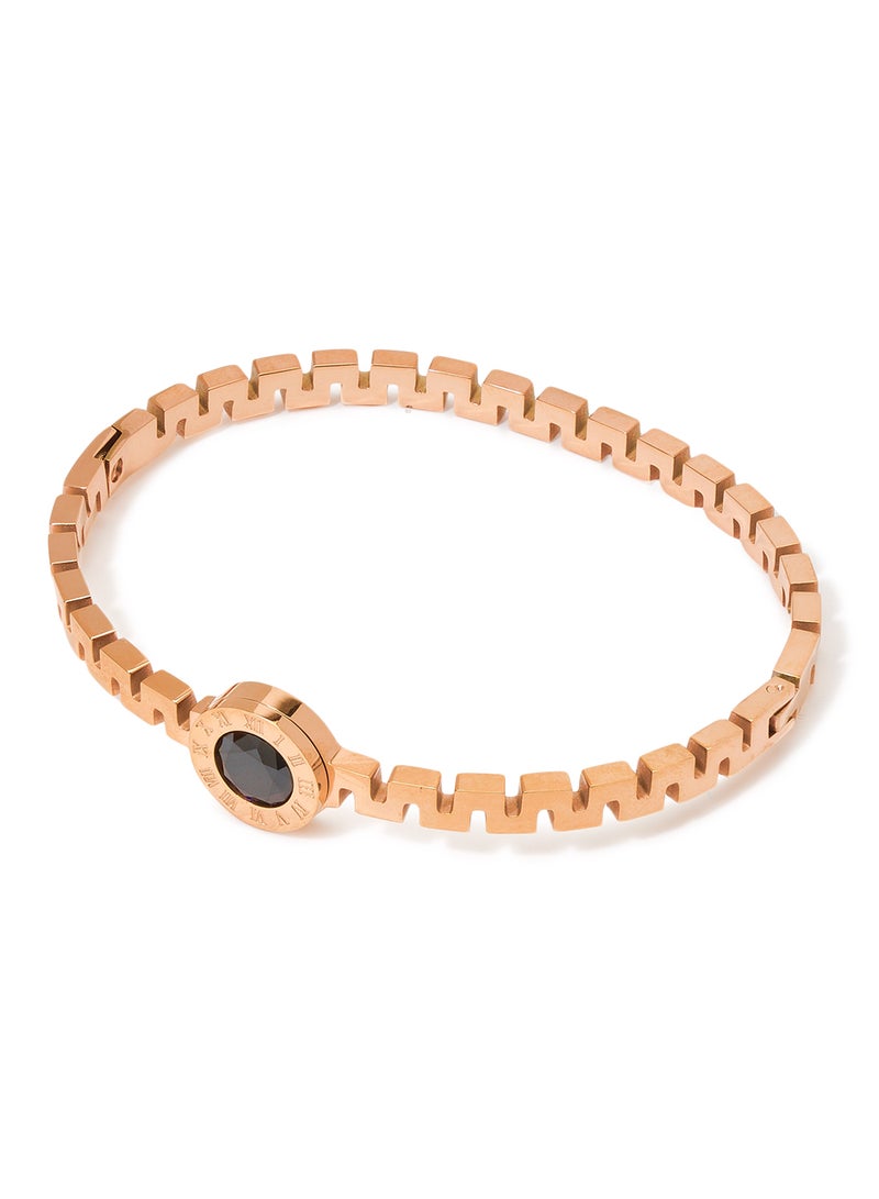 Gulfdealz Roman Numerals Bangle Bracelet  - Image 1