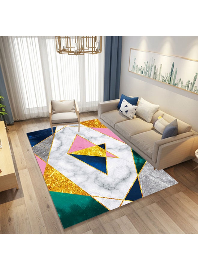 سجادة مزينة بطباعة تصلح لغرفة المعيشة متعدد الألوان 40x60سم