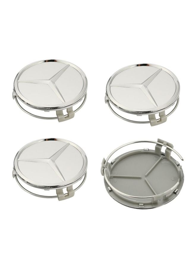 4-Piece Mercedes Benz Car Emblem - Image 2