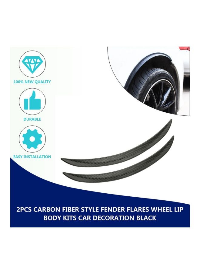 Generic - 2-Piece Carbon Fibre Flares Wheel Lip - Image 1