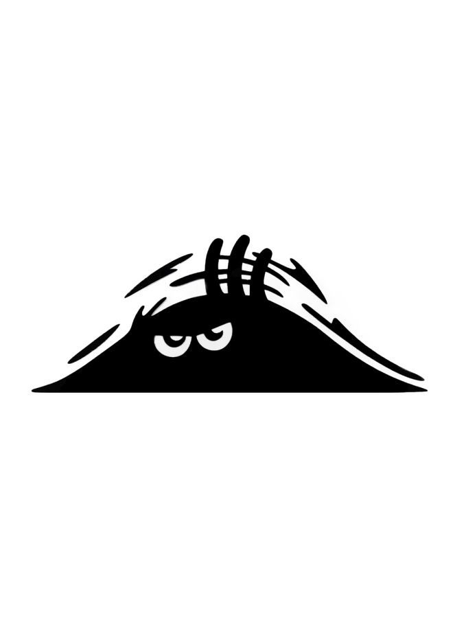 Car Window Funny Peeking Monster Sticker - Image 1