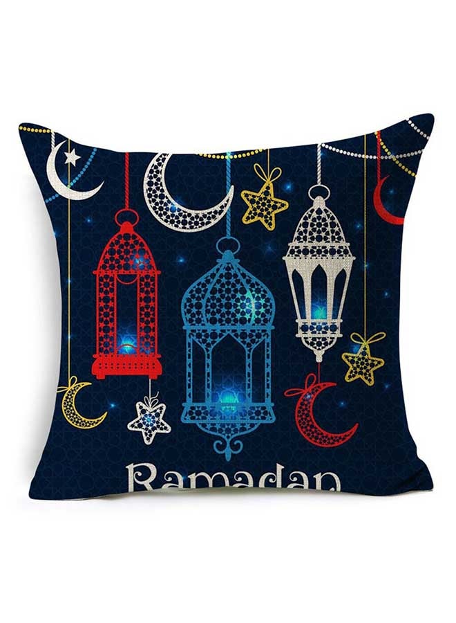 غطاء وسادة للزينة بطبعة متعدد الألوان 45x45سم