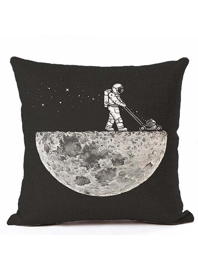 Space Astronaut Pattern Cushion Cover Multicolour 45x45cm