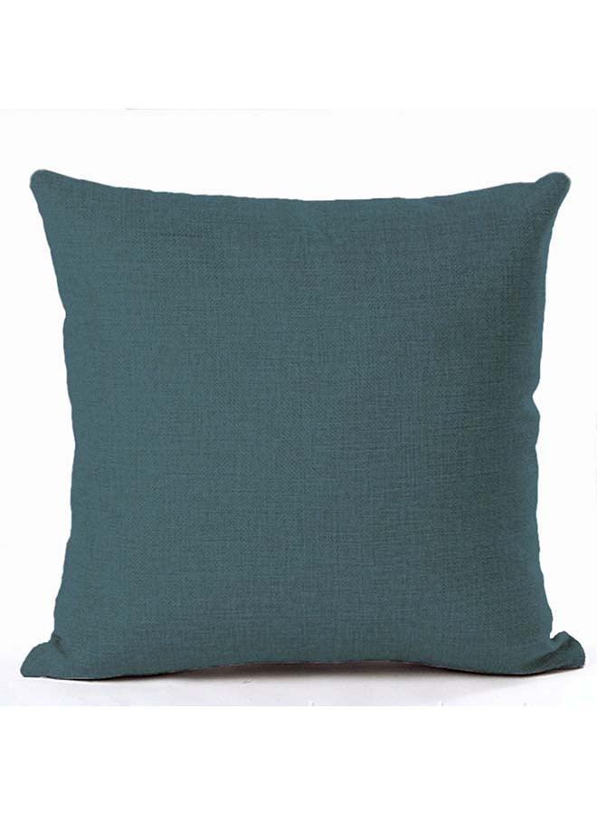 Solid Cushion Cover Dark Green 45x45cm