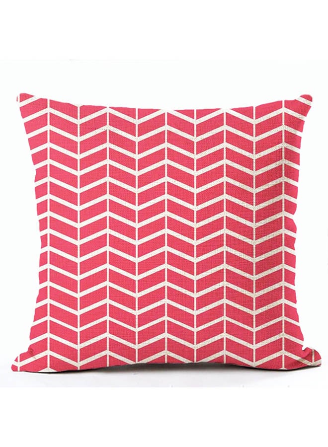 Geometric Art Diamond Print Square Cushion Cover Multicolour 45x45cm