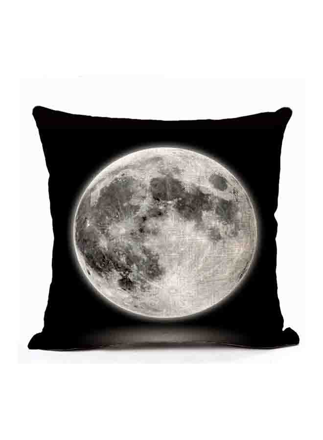 Round Moon Pattern Square Cushion Cover Multicolour 45x45cm