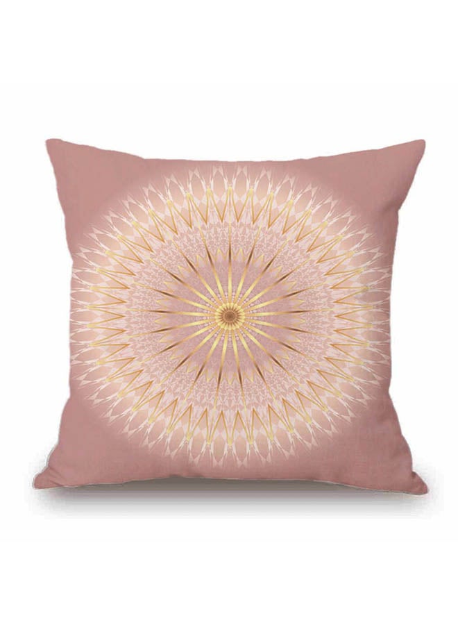Triangular Geometric Marble Print Cushion Cover Multicolour 45x45cm