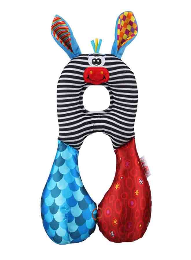 Cute U-Shaped Pillow  Cover Multicolour 32x26cm 