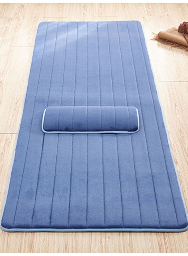 1-Piece Anti-Skidding Rug Blue 50x80cm 