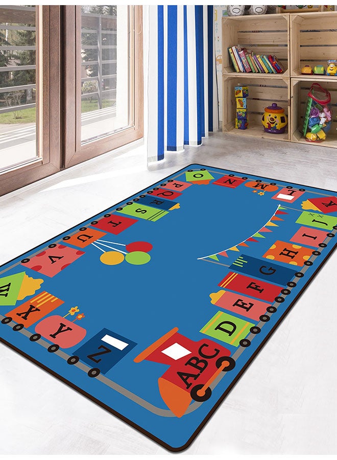 1-Piece Living Room Mat Blue 50x80cm