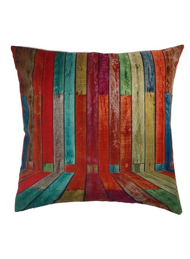 غطاء وسادة بنمط جدار ثلاثي الأبعاد متعدد الألوان 45x45سم