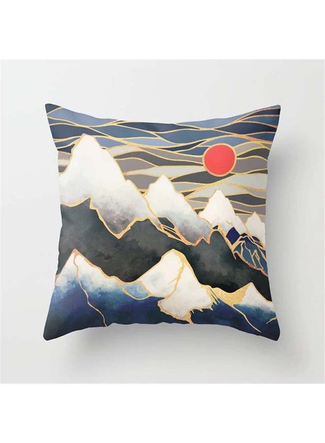 Decorative Printed Cushion Cover Multicolour 45x45cm