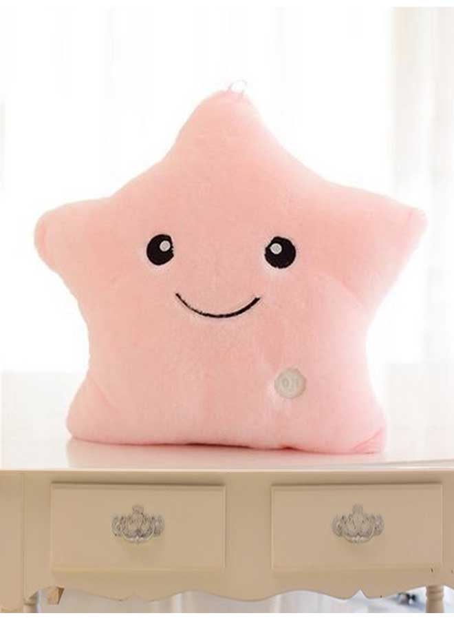 Lucky Star Design Led Light Cushion Cover Pink 40x35centimeter