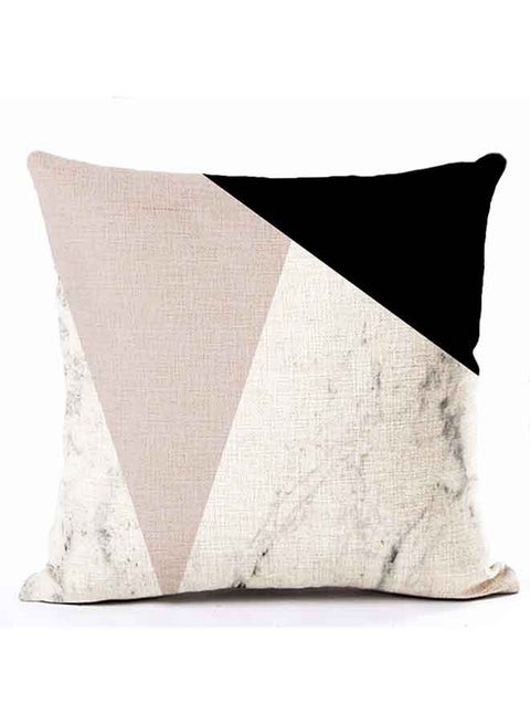 Abstract Marble Pattern Square Cushion Cover Multicolour 45x45cm