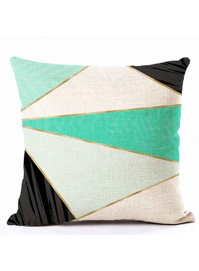 غطاء وسادة بنمط هندسي متعدد الألوان 45x45سم