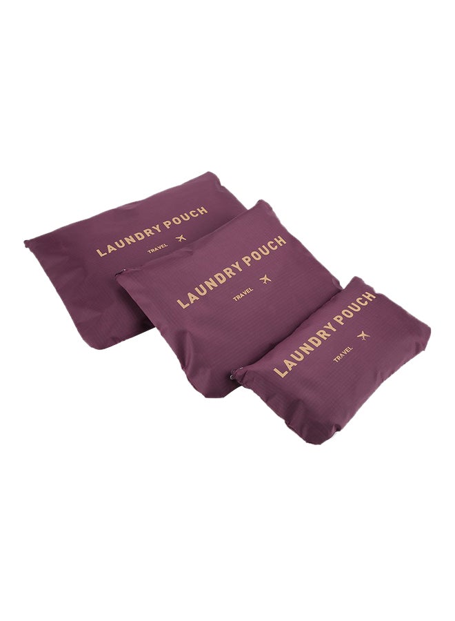 طقم حقائب تخزين للسفر مريعة الشكل مكون من 6 قطع أحمر - Image 3