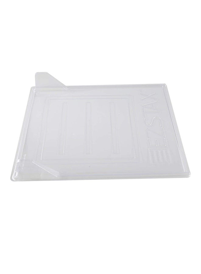 10-Piece Clothes Organizing Folding Board Set Clear 34.5 x 29.5 x 6.5cm - Image 2