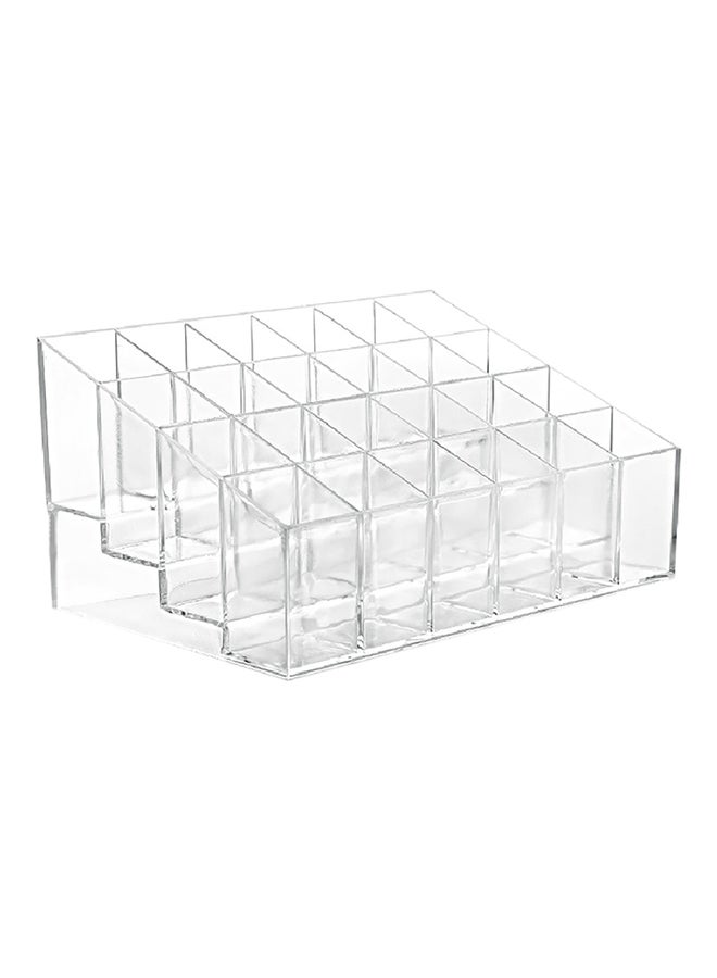 24 Lipstick And Nail Polish Display Stand Clear