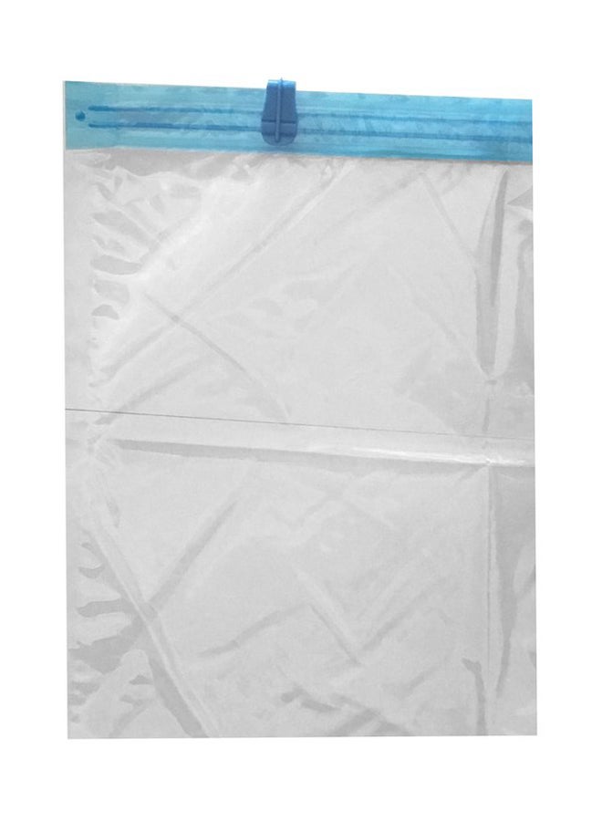 Vacuum Compressed Travel Storage Bag Clear 40x60x0.1centimeter 