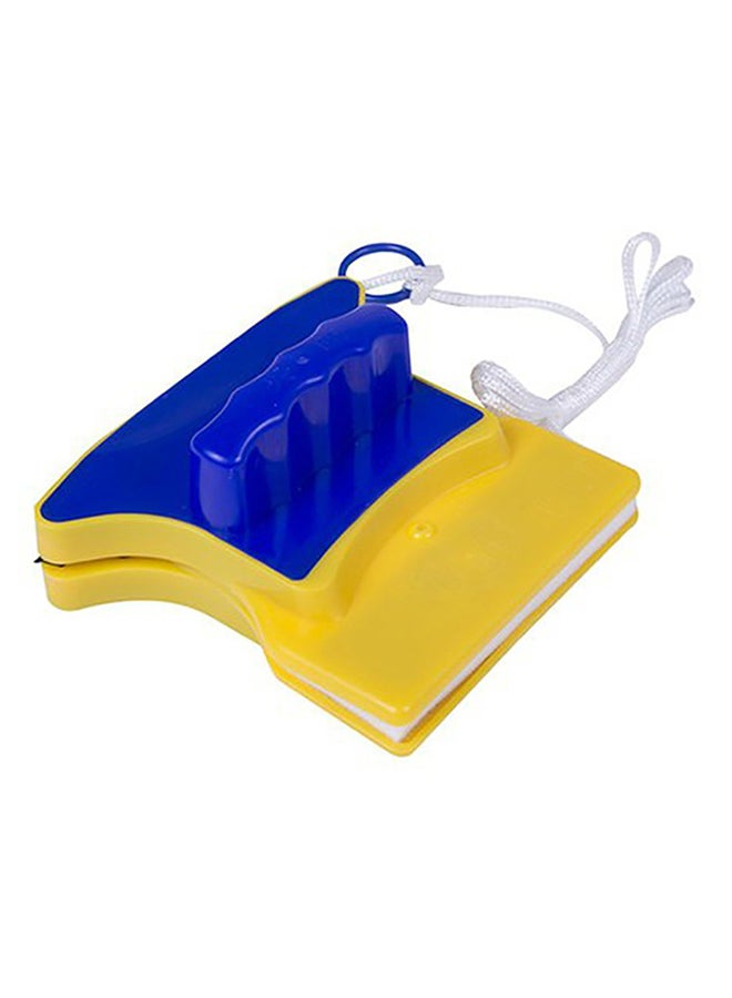 Generic - Double-Side Magnetic Glass Cleaner Yellow/Blue 14 x 9 x 0.5cm - Image 1