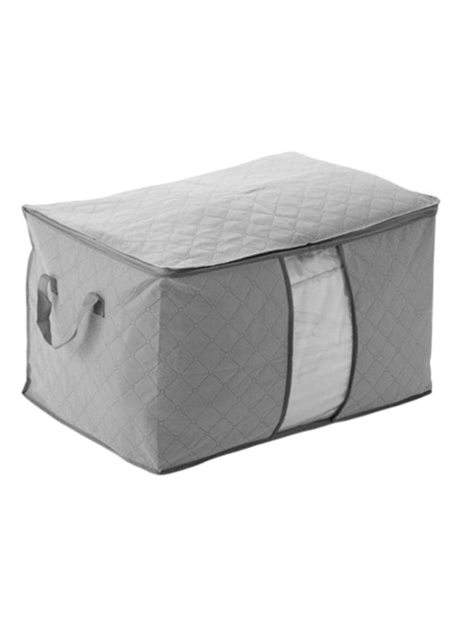 Generic Folding Clothes Storage Bag Grey 48x28x50cm 