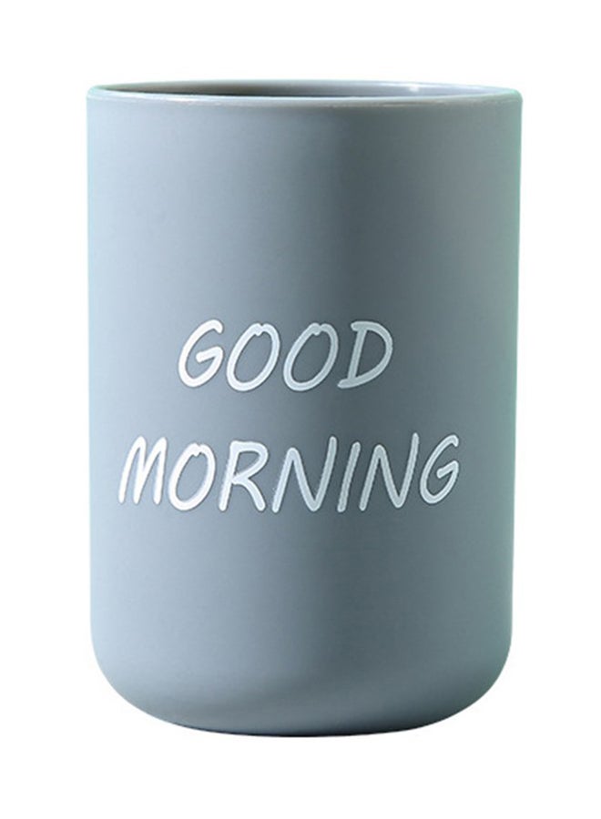 Toothbrush Cup Grey 7 x 7 x 10.5cm
