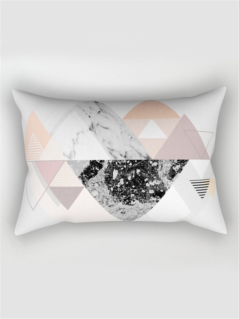 Geometric Pattern Double Sided Pillow Multicolour 40x60cm