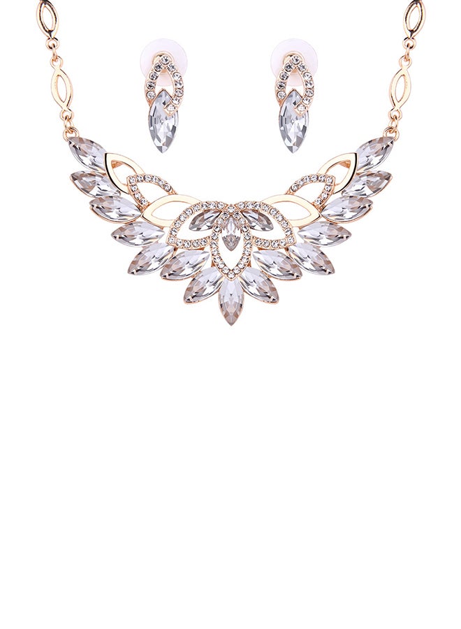 Generic 925 Sterling Silver Gold Plated Jewellery Set Best Price - Main Image