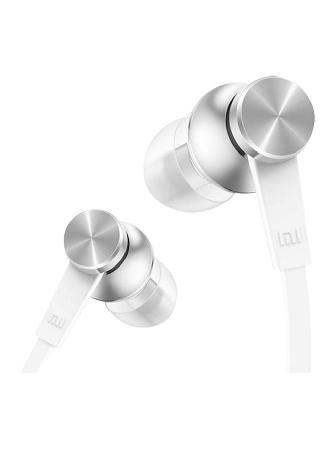 Basic In-Ear Earphones With Mic For Mi Matte Silver - v1566394131/N29099934A_2