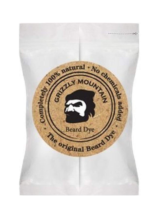 Grizzly Mountain Organic And Natural Beard Dye Natural Dark Brown 100grams 