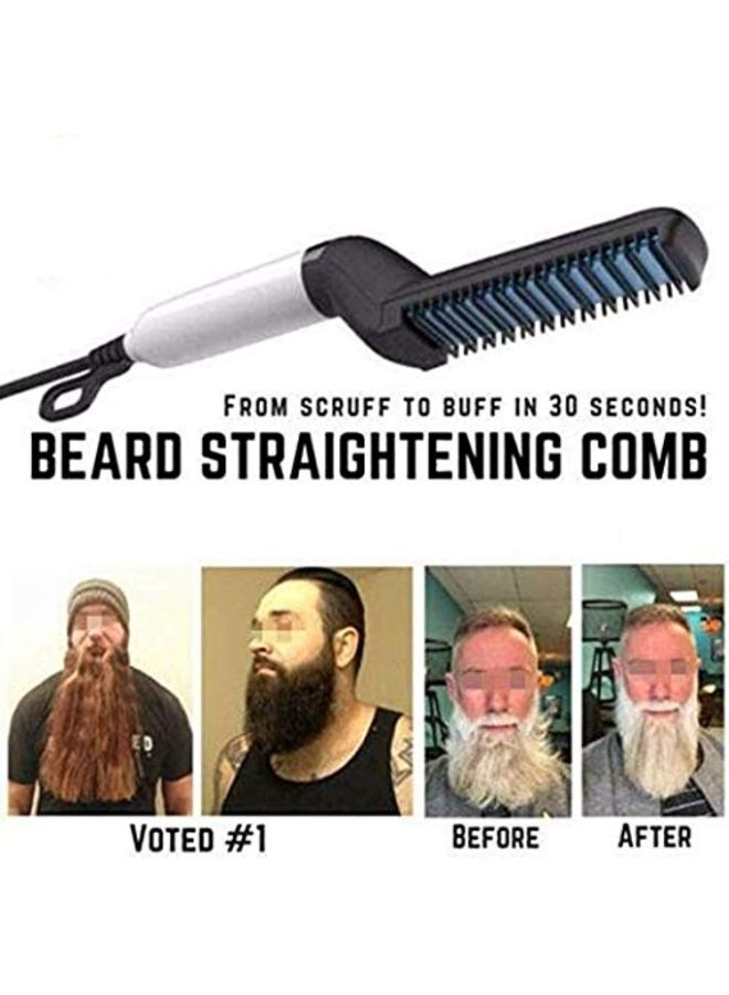 Lidisida Electric Beard Straightening Modelling Comb White/Black  - Image 2