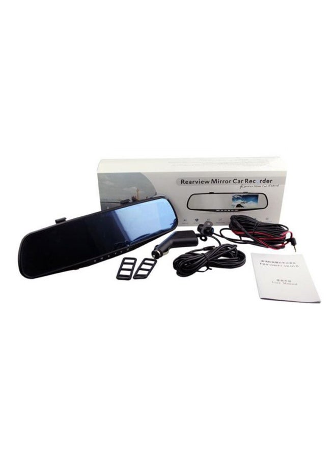 LCD Rearview Mirror DVR Dual Lens Front Rear HD Camera Recorder For Car - Image 2