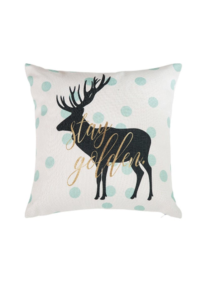 Printed Cushion Cover Multicolour 45x45cm