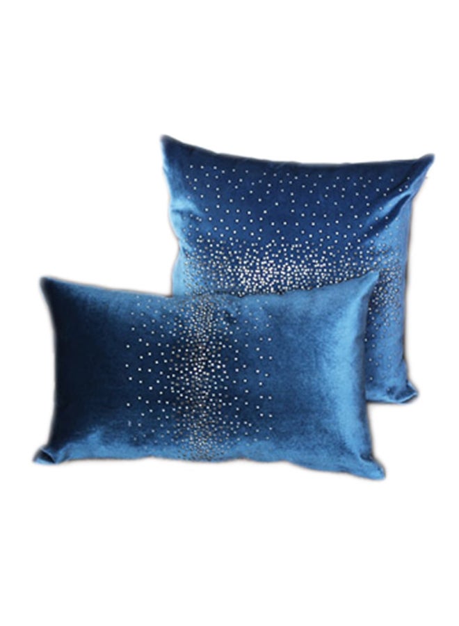 Vintage Bling Luxurious Soft Pillowcase acrylic Blue 30x50cm 