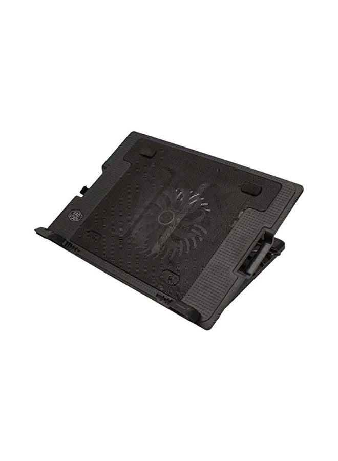 مروحة تبريد كمبيوتر محمول أسود - Image 1