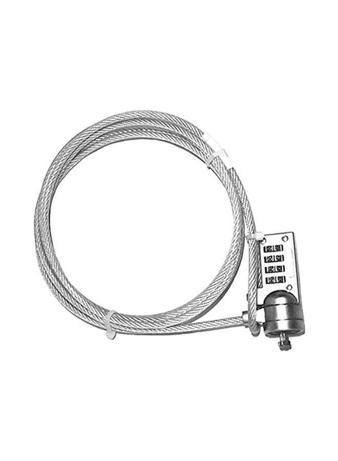 Kensington - 4-Digit Laptop Lock Cable Silver - Image 1