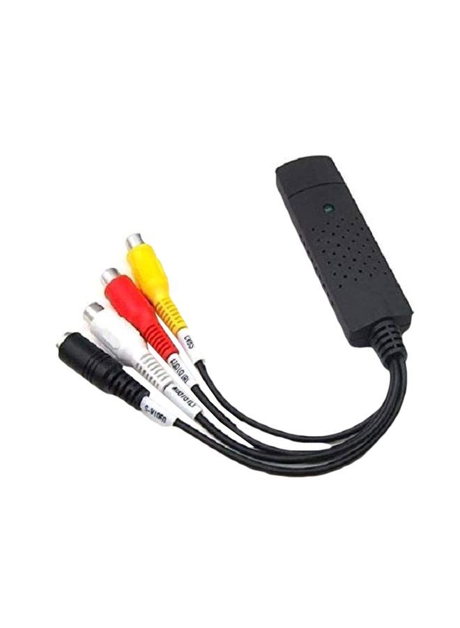 إيزي كاب محول 4 في 1 بمنفذ USB أسود/أحمر/أصفر - Image 1