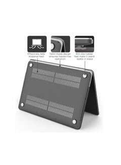 Protective Case For Apple MacBook Pro 13-Inch A1989/A1706/A1708 Translucent Black - v1566455059/N29222048A_2