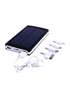 باور بانك يعمل بالطاقة الشمسية 30000.0 mAh أسود/أبيض