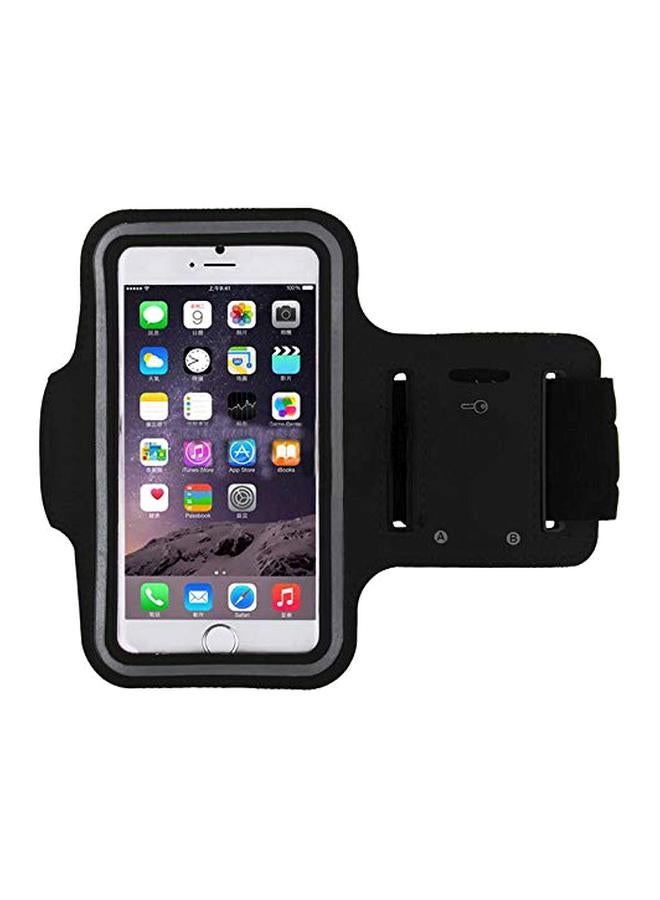 Protective Armband Case For Apple iPhone 5/5S/5C Black/Clear - Image 1