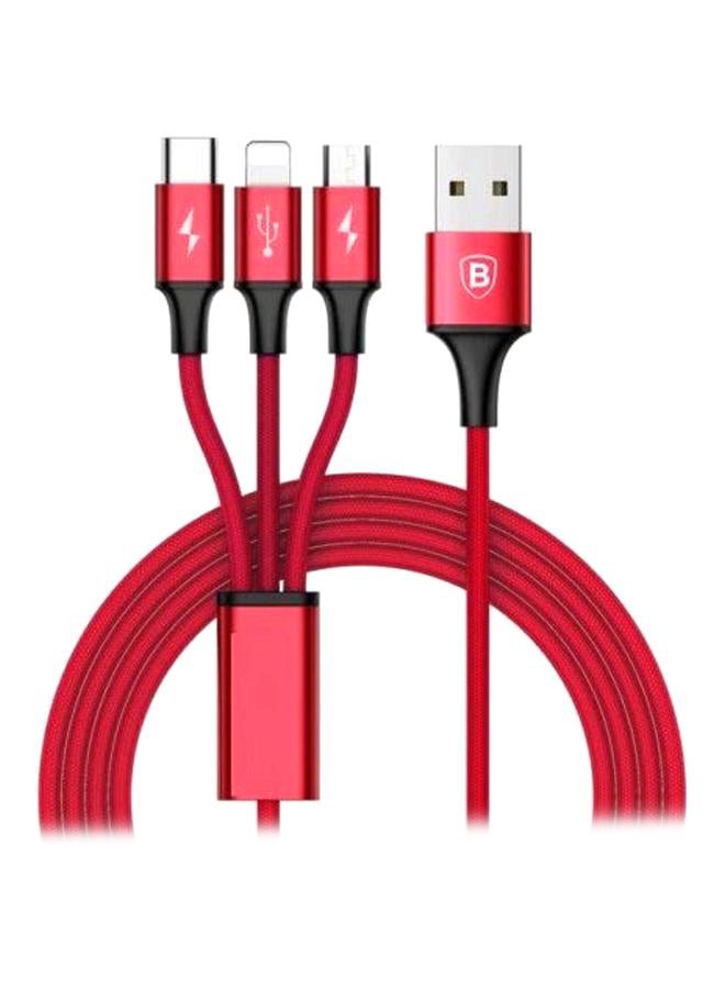 Multi Data Cable Pink/Black - Image 1
